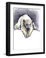 Snowbank, 2016-Mark Adlington-Framed Giclee Print