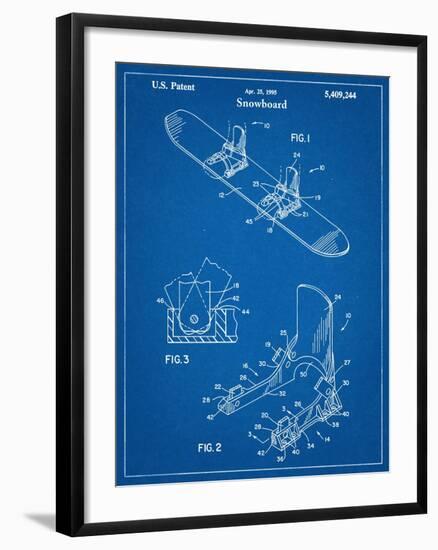 Snowboard Patent-null-Framed Art Print