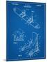 Snowboard Patent-null-Mounted Art Print