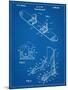 Snowboard Patent-null-Mounted Art Print