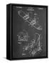 Snowboard Patent-null-Framed Stretched Canvas