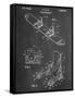 Snowboard Patent-null-Framed Stretched Canvas