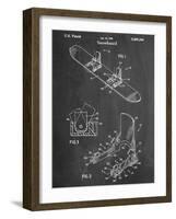 Snowboard Patent-null-Framed Art Print