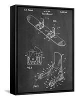 Snowboard Patent-null-Framed Stretched Canvas