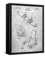 Snowboard Patent-Cole Borders-Framed Stretched Canvas