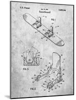 Snowboard Patent-Cole Borders-Mounted Art Print