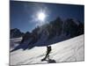 Snowboarder Enjoys Superb Spring Snow High on the Famous Valley Blanche Ski Run-David Pickford-Mounted Photographic Print