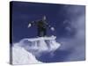 Snowboarder Flying Through the Air, USA-null-Stretched Canvas