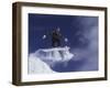 Snowboarder Flying Through the Air, USA-null-Framed Premium Photographic Print