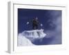 Snowboarder Flying Through the Air, USA-null-Framed Premium Photographic Print