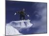 Snowboarder Flying Through the Air, USA-null-Mounted Premium Photographic Print