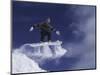 Snowboarder Flying Through the Air, USA-null-Mounted Photographic Print