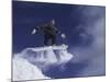 Snowboarder Flying Through the Air, USA-null-Mounted Photographic Print