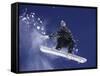 Snowboarder Flying Throught the Air, USA-null-Framed Stretched Canvas