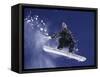 Snowboarder Flying Throught the Air, USA-null-Framed Stretched Canvas
