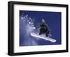 Snowboarder Flying Throught the Air, USA-null-Framed Photographic Print