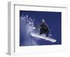 Snowboarder Flying Throught the Air, USA-null-Framed Photographic Print