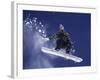 Snowboarder Flying Throught the Air, USA-null-Framed Photographic Print