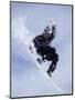 Snowboarder Flying Throught the Air-null-Mounted Premium Photographic Print