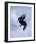 Snowboarder Flying Throught the Air-null-Framed Photographic Print