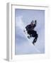 Snowboarder Flying Throught the Air-null-Framed Photographic Print