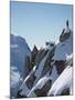 Snowboarder on the mountain-null-Mounted Premium Photographic Print