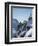 Snowboarder on the mountain-null-Framed Photographic Print