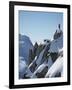 Snowboarder on the mountain-null-Framed Photographic Print