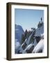 Snowboarder on the mountain-null-Framed Photographic Print