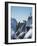 Snowboarder on the mountain-null-Framed Photographic Print