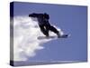 Snowboarding in Santa Fe, New Mexico, USA-Lee Kopfler-Stretched Canvas