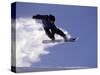 Snowboarding in Santa Fe, New Mexico, USA-Lee Kopfler-Stretched Canvas