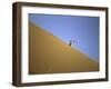 Snowboarding on Sanddunes, Morocco-Michael Brown-Framed Premium Photographic Print