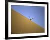 Snowboarding on Sanddunes, Morocco-Michael Brown-Framed Photographic Print