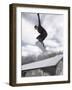 Snowboarding-null-Framed Premium Photographic Print