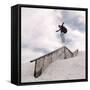 Snowboarding-null-Framed Stretched Canvas