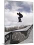 Snowboarding-null-Mounted Photographic Print