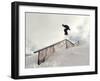 Snowboarding-null-Framed Photographic Print