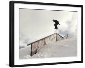 Snowboarding-null-Framed Photographic Print