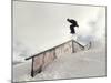 Snowboarding-null-Mounted Photographic Print