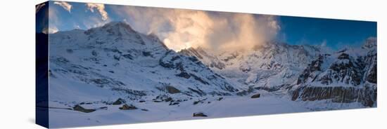 Snowcapped Mountain, Annapurna Base Camp, Annapurna Range, Himalayas, Nepal-null-Stretched Canvas