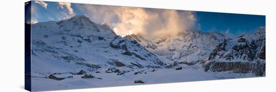 Snowcapped Mountain, Annapurna Base Camp, Annapurna Range, Himalayas, Nepal-null-Stretched Canvas