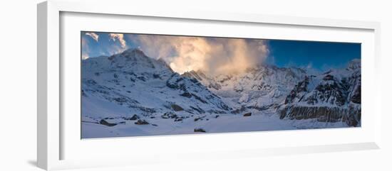 Snowcapped Mountain, Annapurna Base Camp, Annapurna Range, Himalayas, Nepal-null-Framed Photographic Print