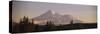 Snowcapped Mountain at Dusk, Mt. Shasta, California, USA-null-Stretched Canvas