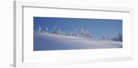 Snowcapped Mountain, Chugach National Forest, Alaska, USA-Panoramic Images-Framed Photographic Print