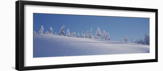 Snowcapped Mountain, Chugach National Forest, Alaska, USA-Panoramic Images-Framed Photographic Print