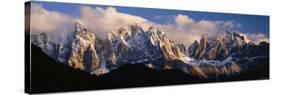 Snowcapped Mountain Peaks, Dolomites, Italy-null-Stretched Canvas