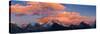 Snowcapped Mountain Peaks, Mt Everest, Lhotse, Dudh Kosi, Solukhumbu, Himalayas, Nepal-null-Stretched Canvas