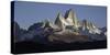 Snowcapped Mountain Range, Mt Fitzroy, Argentine Glaciers National Park, Santa Cruz Province-null-Stretched Canvas