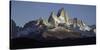 Snowcapped Mountain Range, Mt Fitzroy, Argentine Glaciers National Park, Santa Cruz Province-null-Stretched Canvas